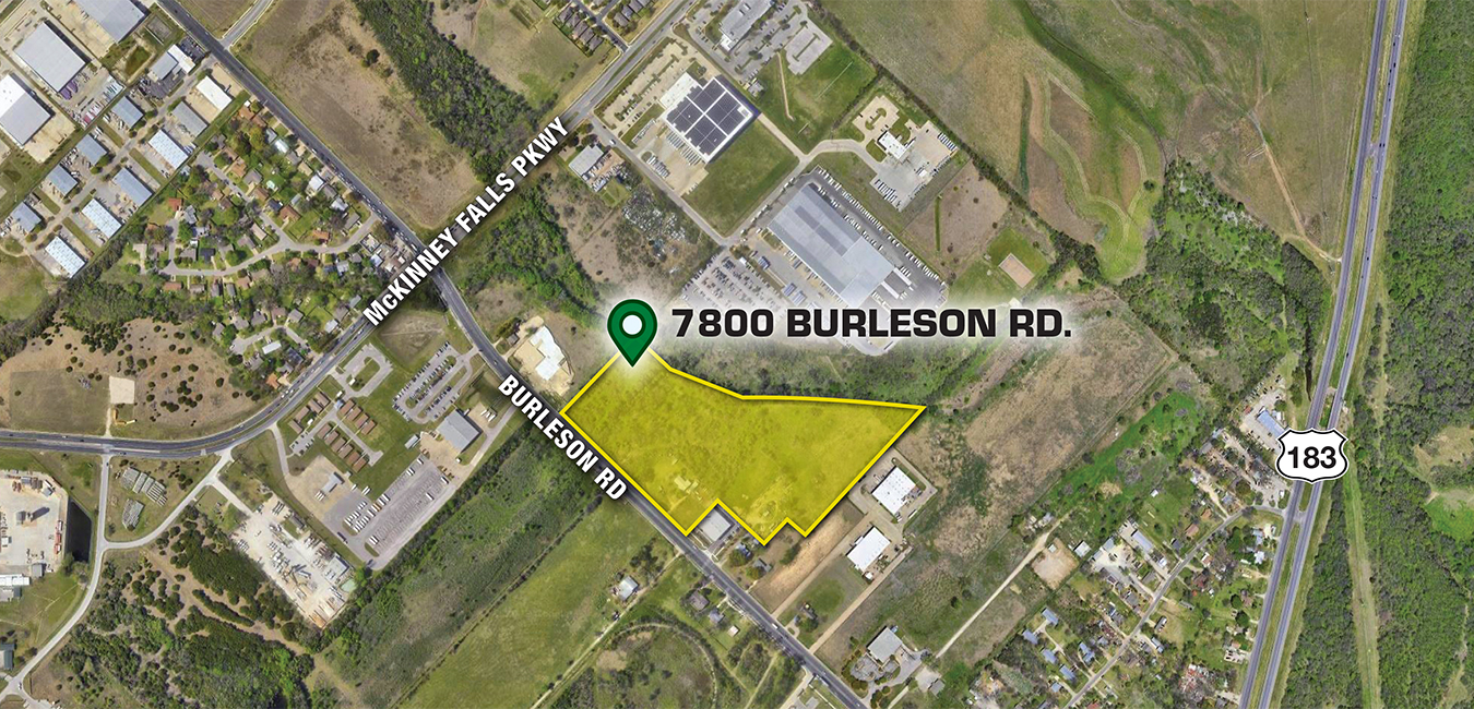 Aerial Site Burleson Plotted