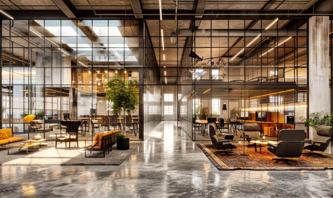 Modern Workspace Dynamics, Blending Business and Design, A Hub for Creativity and Collaboration