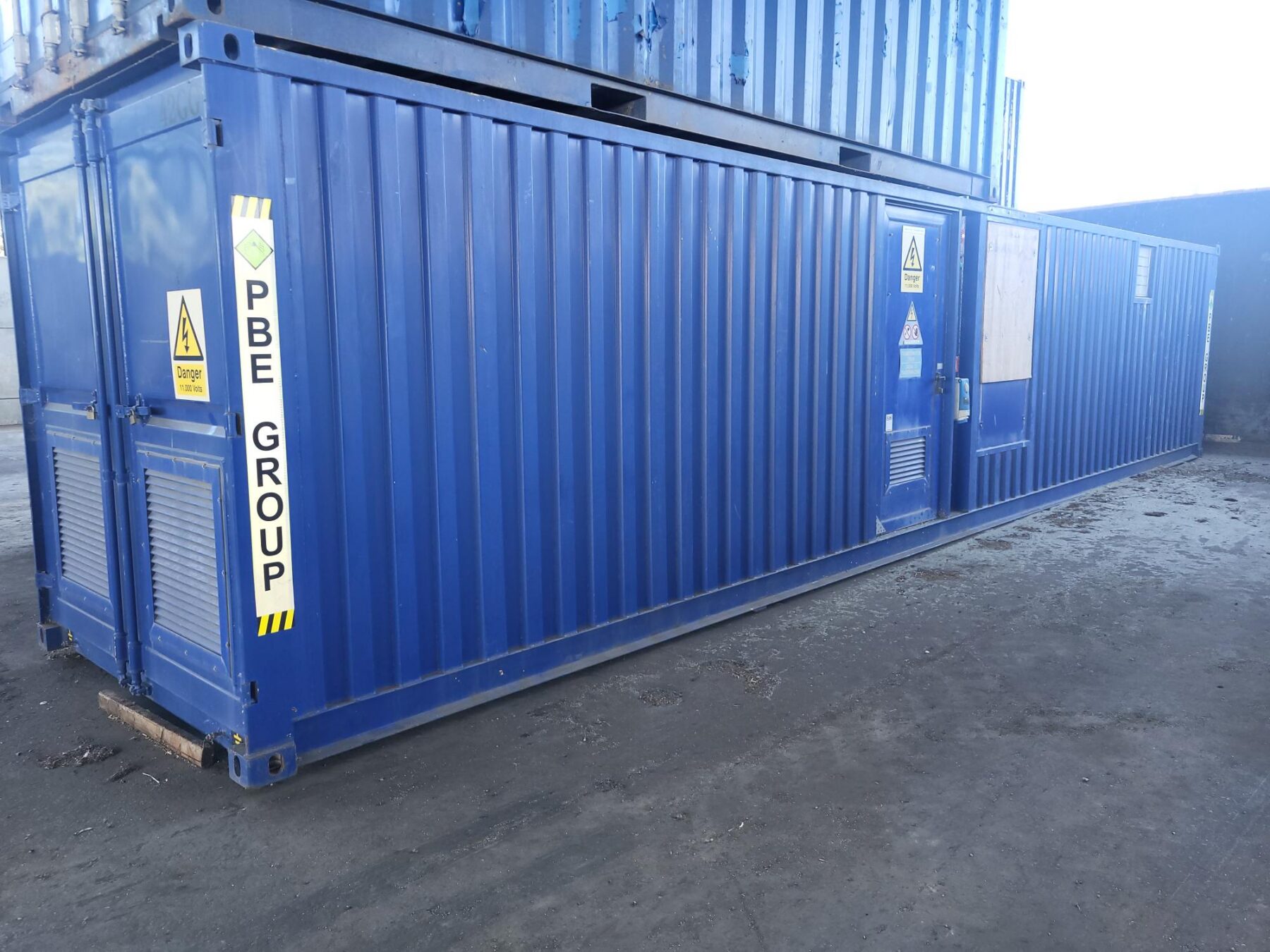 Two Containerised Substations and a Containerised Switchroom