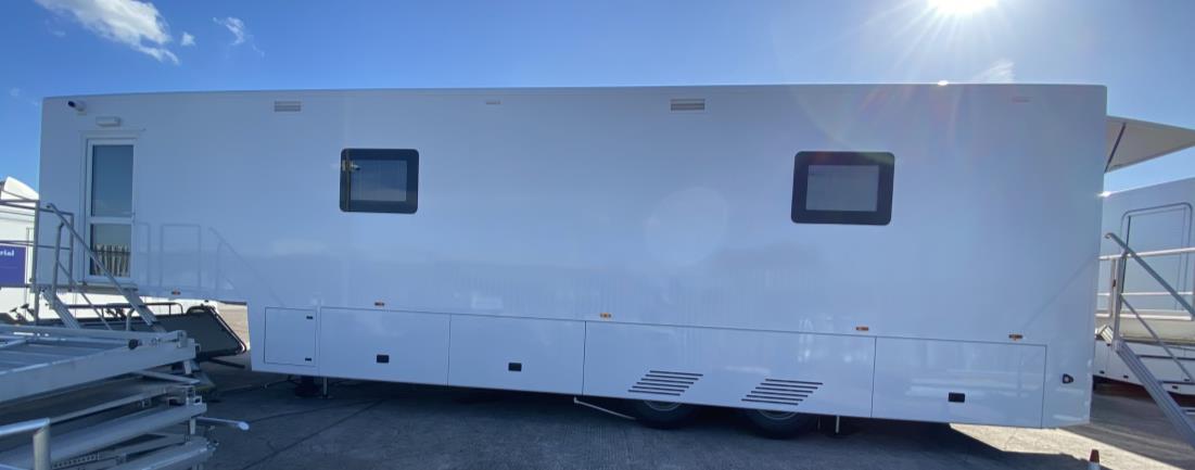 A Large Modern Fleet of Healthcare and Exhibition Trailers