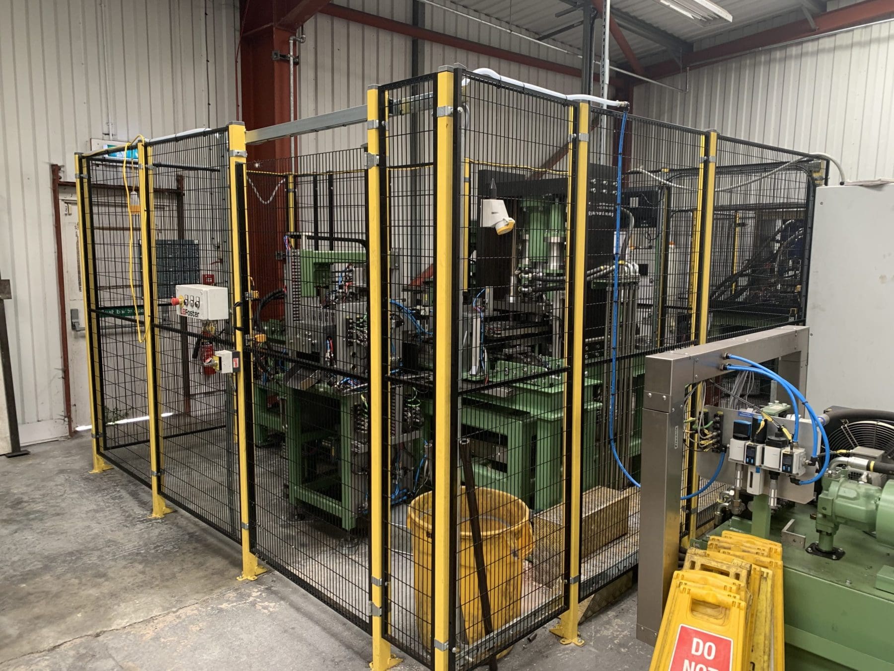 Modern Goodway CNC Turning Centre & LB Foster Brass Nut & Liner Forming Machine