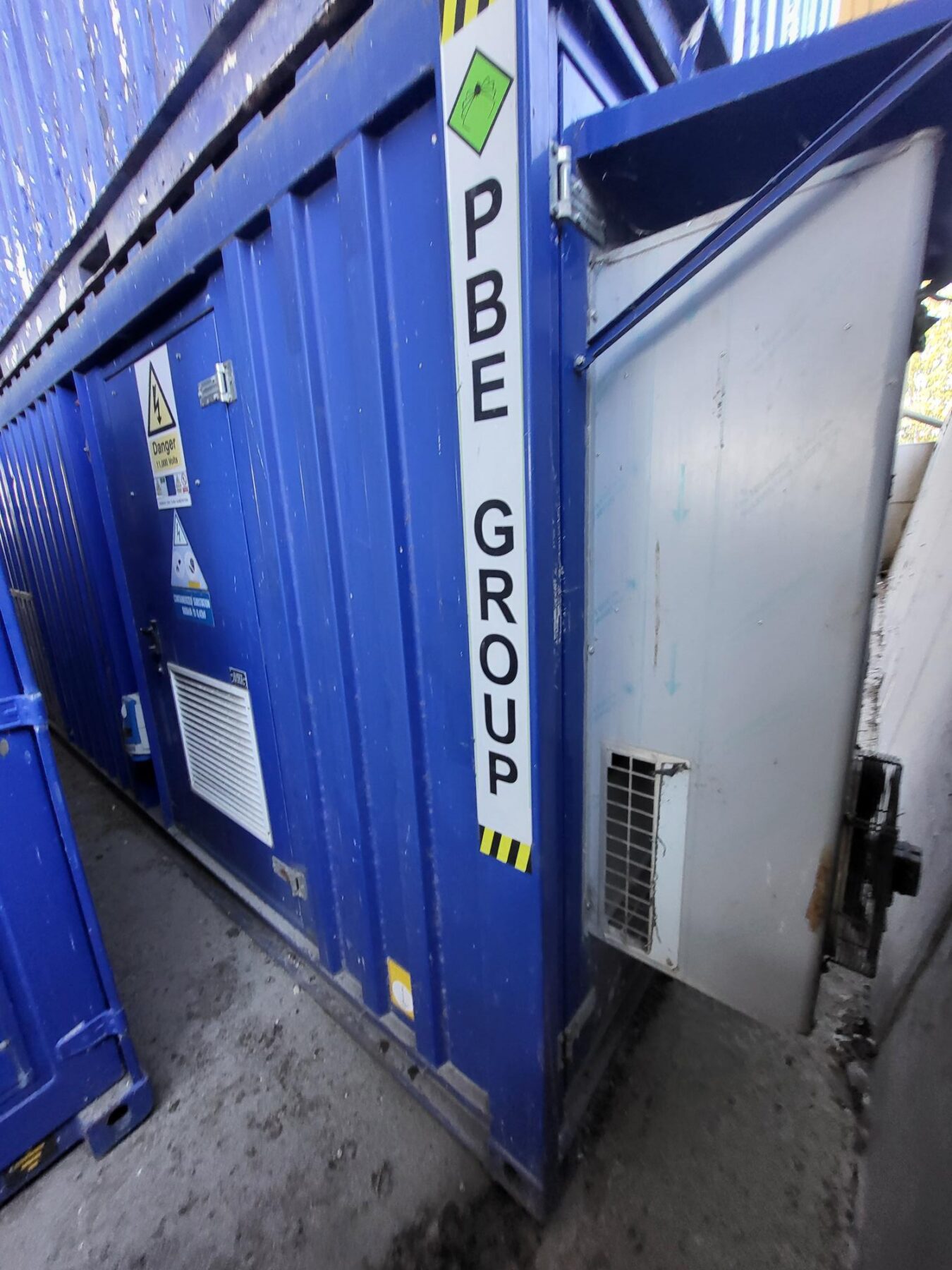 Two Containerised Substations and a Containerised Switchroom