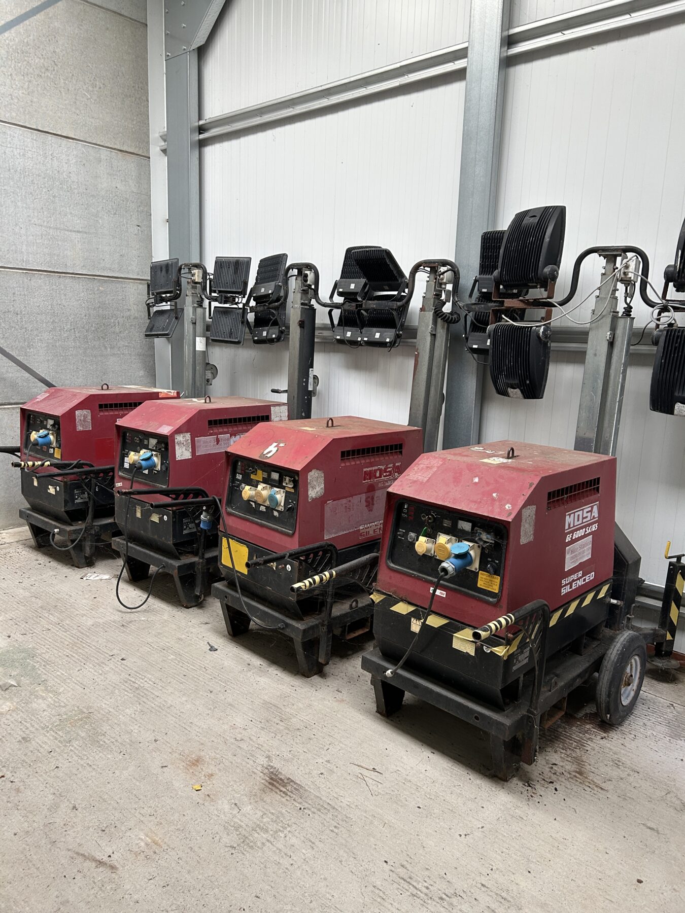 Range of Support Equipment Used in Production/Maintenance at Biomass & AD Plant