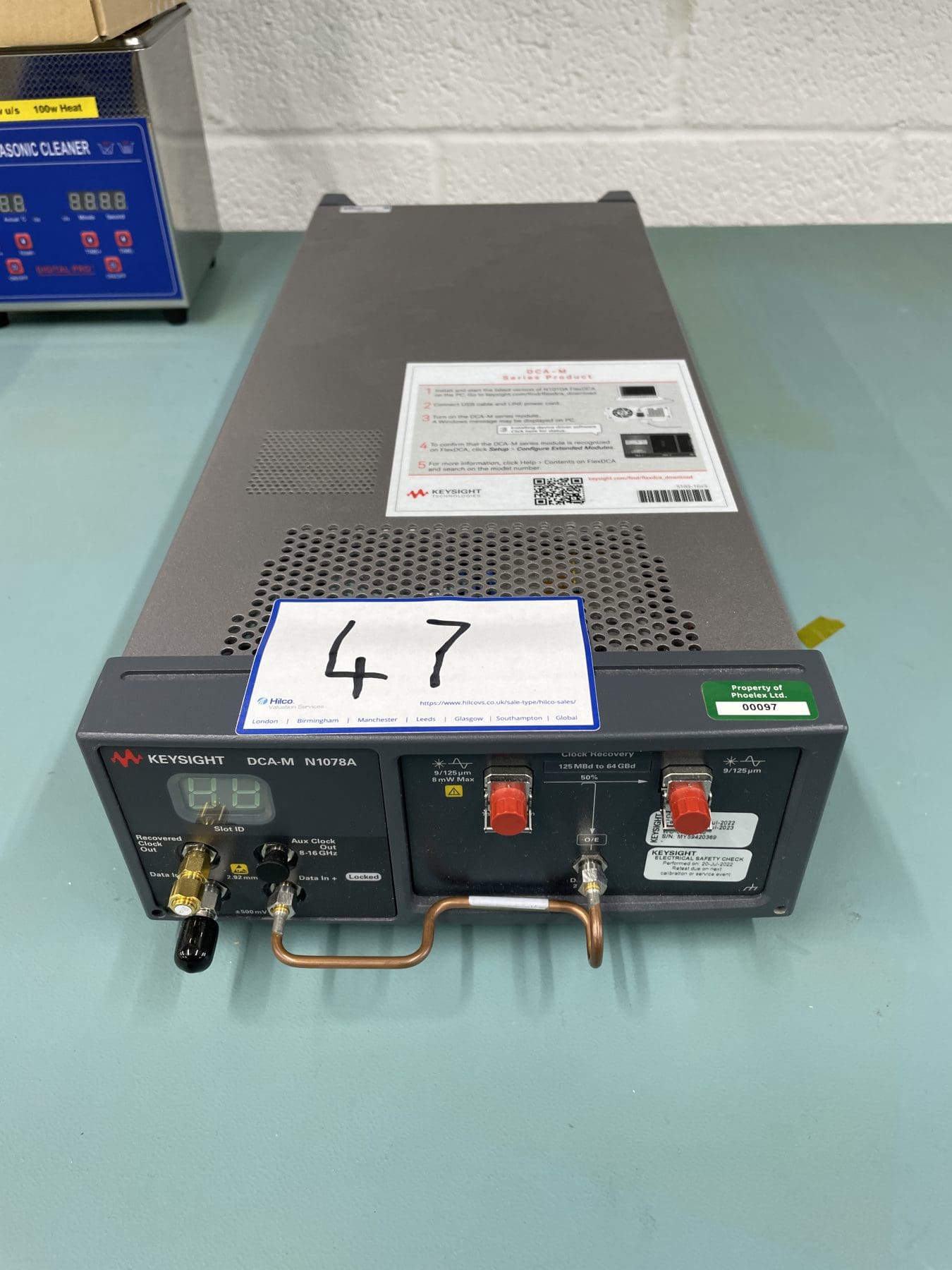 R&D Equipment, Electronic Test Equipment, Stock and Office Furniture