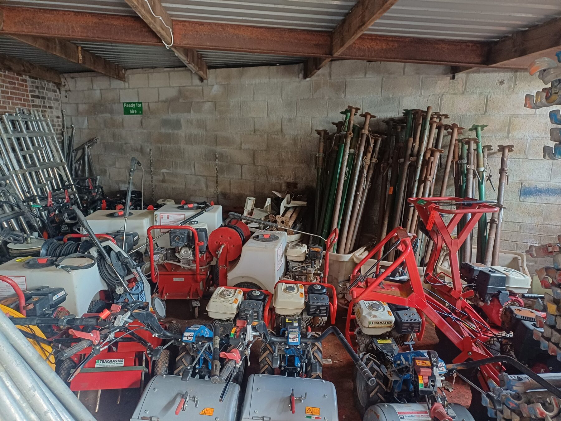 Phase 4 Entire Contents of 3 Tool Hire Depots
